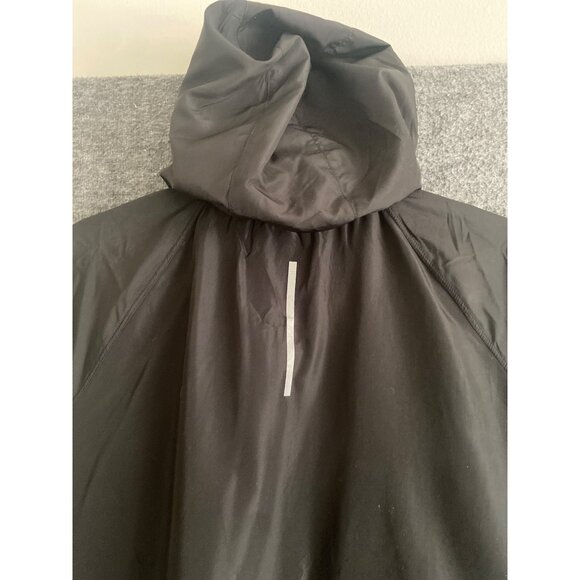 Avia Jacket Women XXL/20 Black Gray Mock Neck Full Zip Lightweight Hooded - Picture 11 of 11